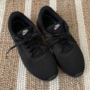 Black Nike Tanjun Shoes - Women’s Size 8.5
